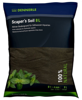 Dennerle Scaper`s Soil 1-4mm 8Liter Aktiver Bodengrund...
