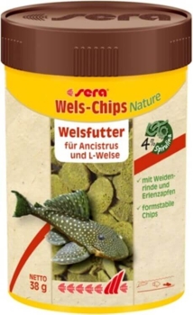 sera Wels-Chips Nature 100ml f&uuml;r raspelnde Welse