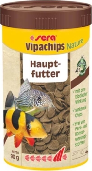 sera vipachips Nature 250ml Hauptfutter Bodenfutterchips