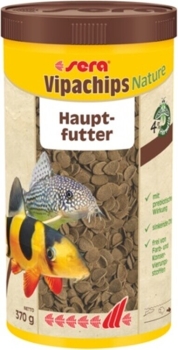 sera vipachips Nature 1000ml Hauptfutter Bodenfutterchips