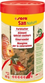 sera san Nature 250ml Farbfutter aus Flocken f&uuml;r...