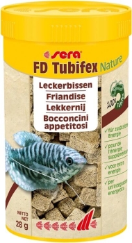 sera FD Tubifex Nature 250ml besonderer Leckerbissen zur St&auml;rkung