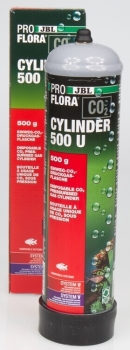 JBL ProFlora CO2 Cylinder 500 U CO2-Einweg-Vorratsflasche 500g