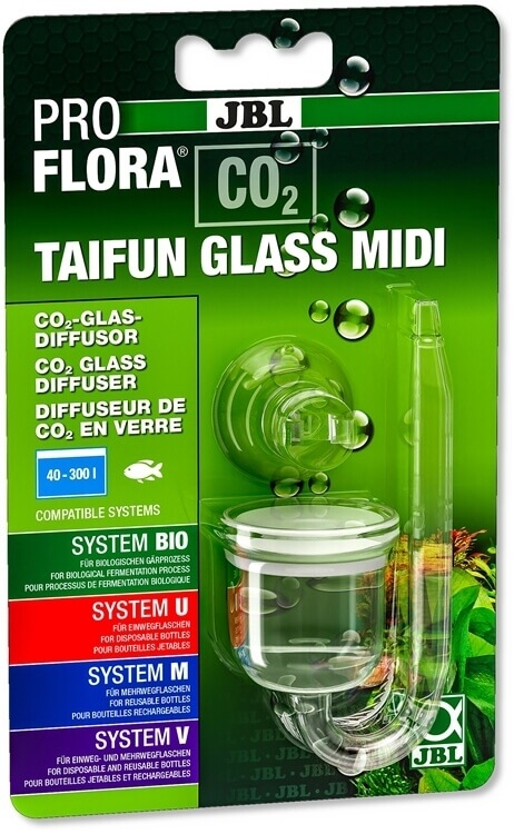 JBL ProFlora CO2 Taifun Glass Midi Mini-CO2-Diffusor