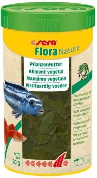 sera Flora Nature 250ml Gr&uuml;nflocken mit Spirulina