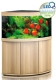 Juwel Trigon 350 Eck-Aquarium-Set 350l helles Holz mit Unterschrank