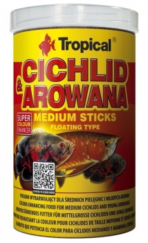 Tropical Cichlid &amp; Arowana Medium Sticks 1000 ml