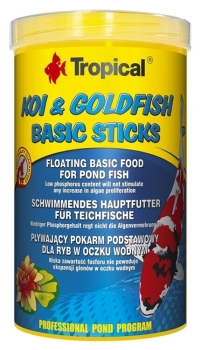 Tropical Koi &amp; Goldfish Basic Sticks 1000 ml