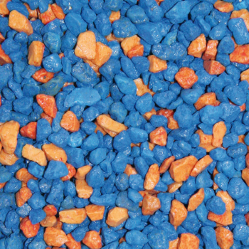 Amazonas Aquarienkies 2-3mm blau-orange 5kg