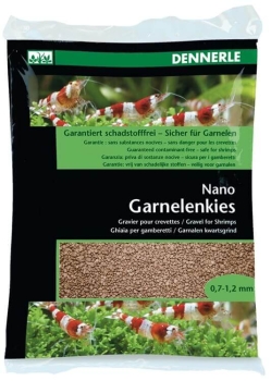 Dennerle Nano Garnelenkies 0.7-1.2mm Borneo braun 2kg